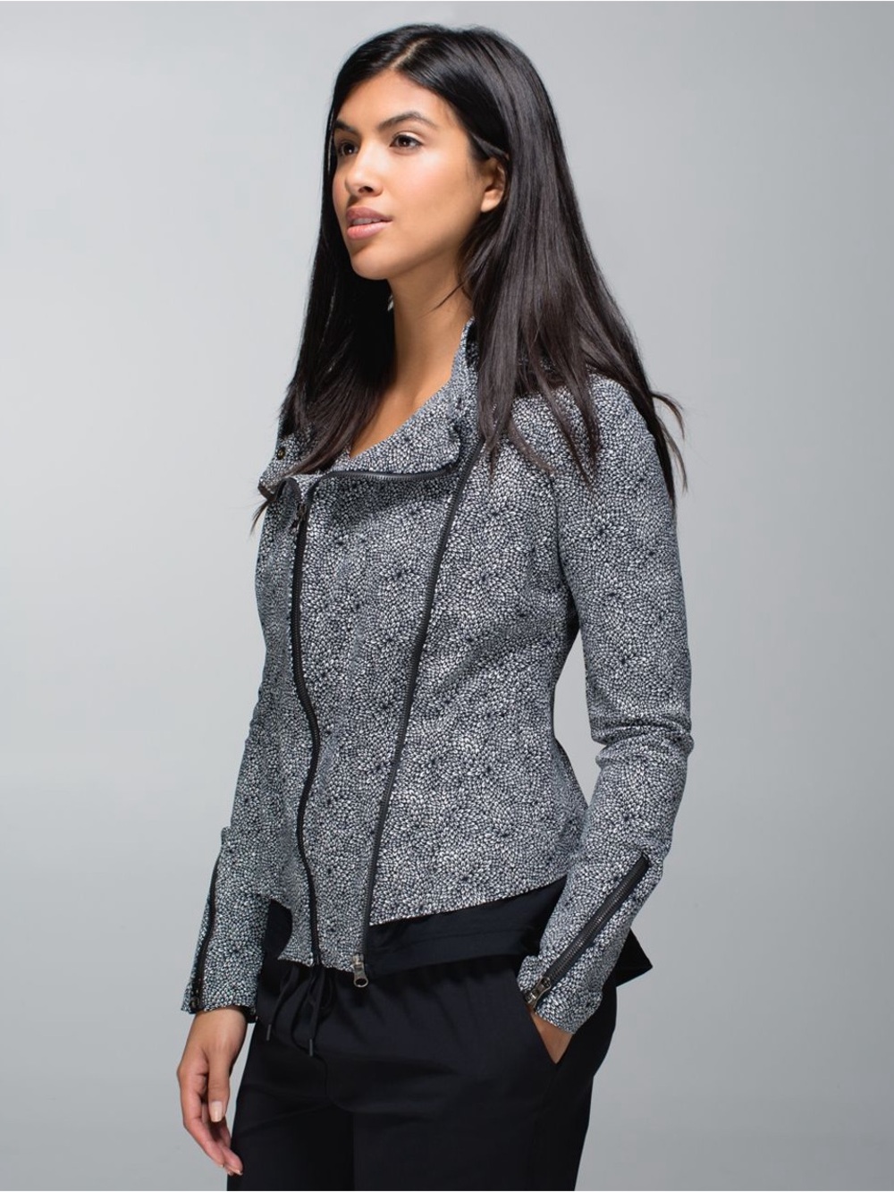 Lululemon Bust A Move Jacket
Plush Petal Black Ghost / Black / Black